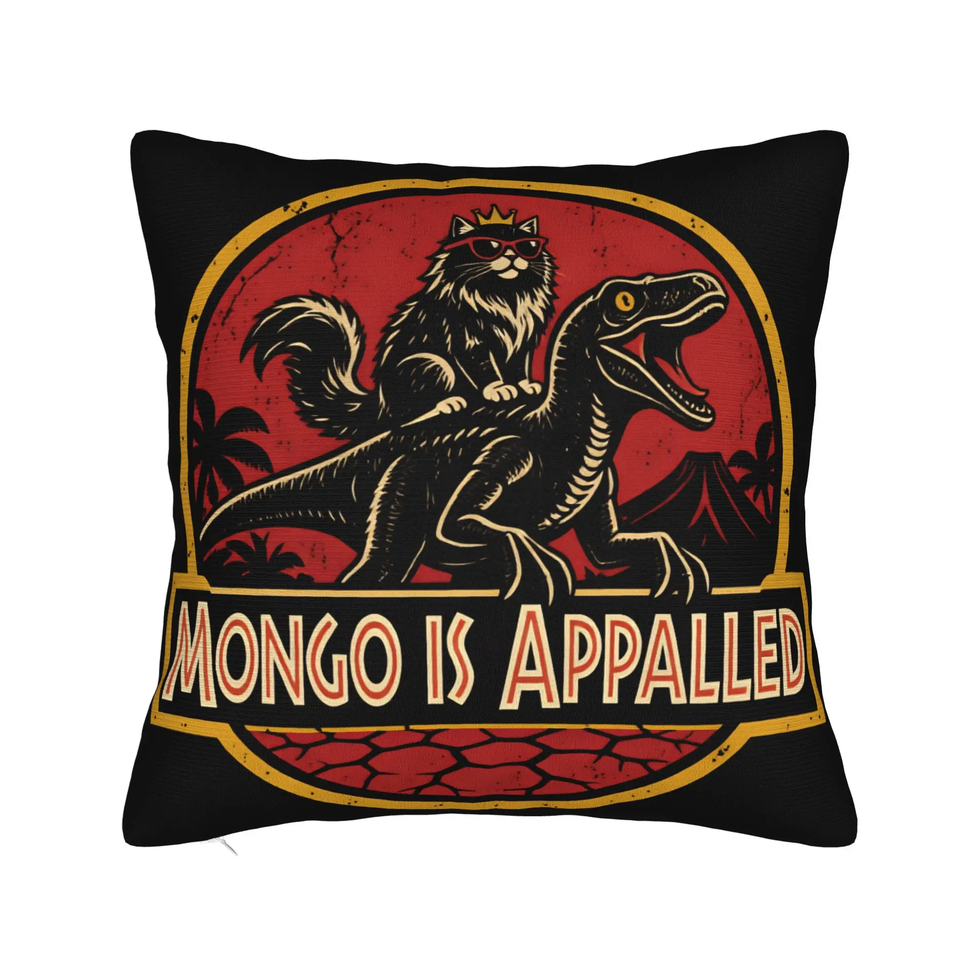 Dungeon Crawler Carl Mongo Is Appalled Princess Donut Pillow Cover  Retro Trendy Pillow Case For Chair Comfy Pillowcases Gift