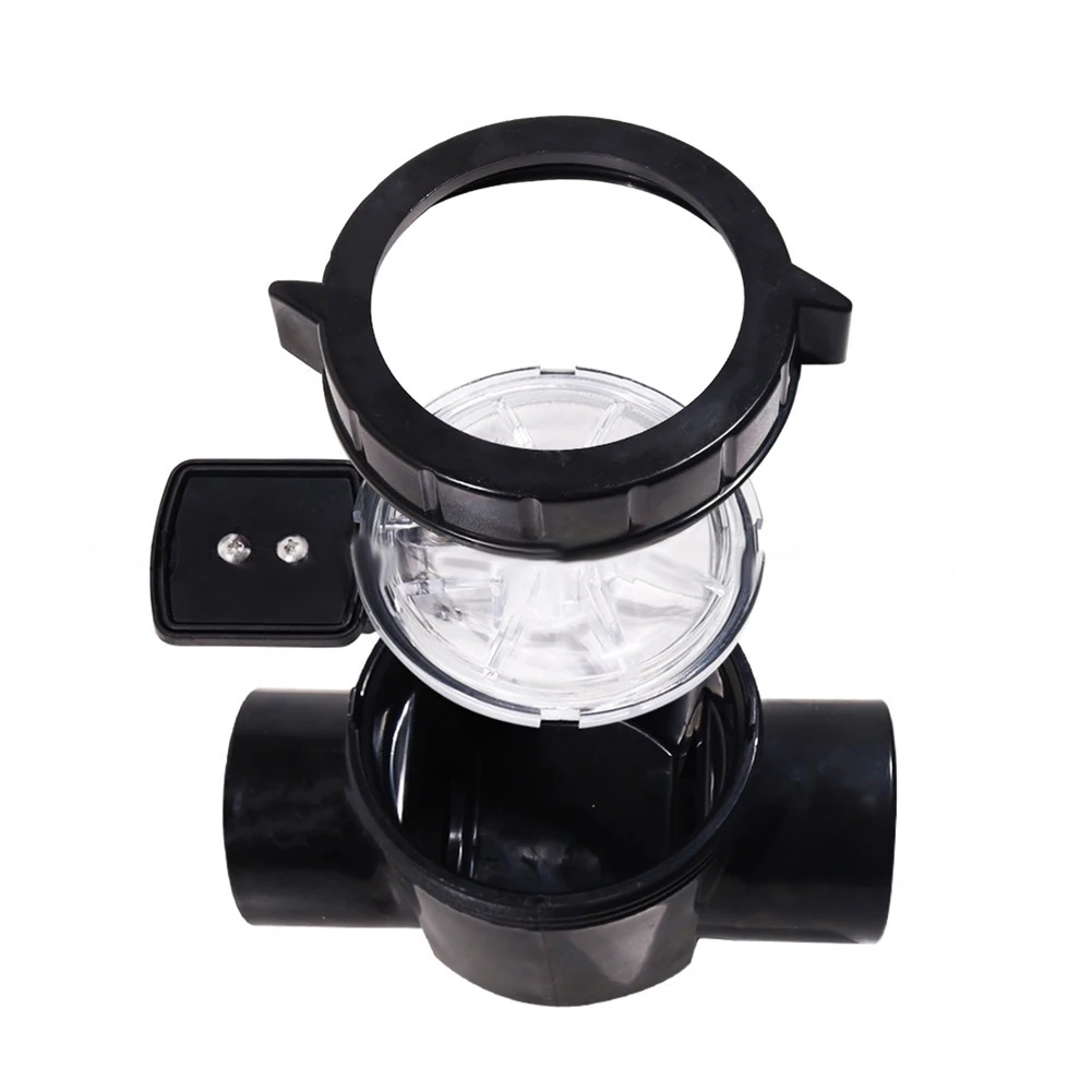 Swing Check Valve With 108.3mm Transparent Lid Compatible With 600-7300B 600-7010 Pool Equipment Accessory