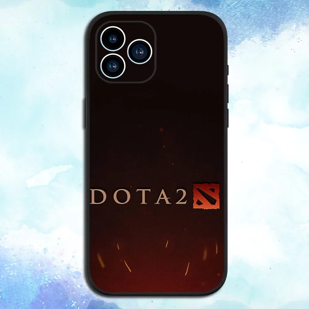 Hot Game Dota 2 Phone Case For iPhone 15 13 14 12 11 Pro MAX XR X SE XS Mini Soft Shell