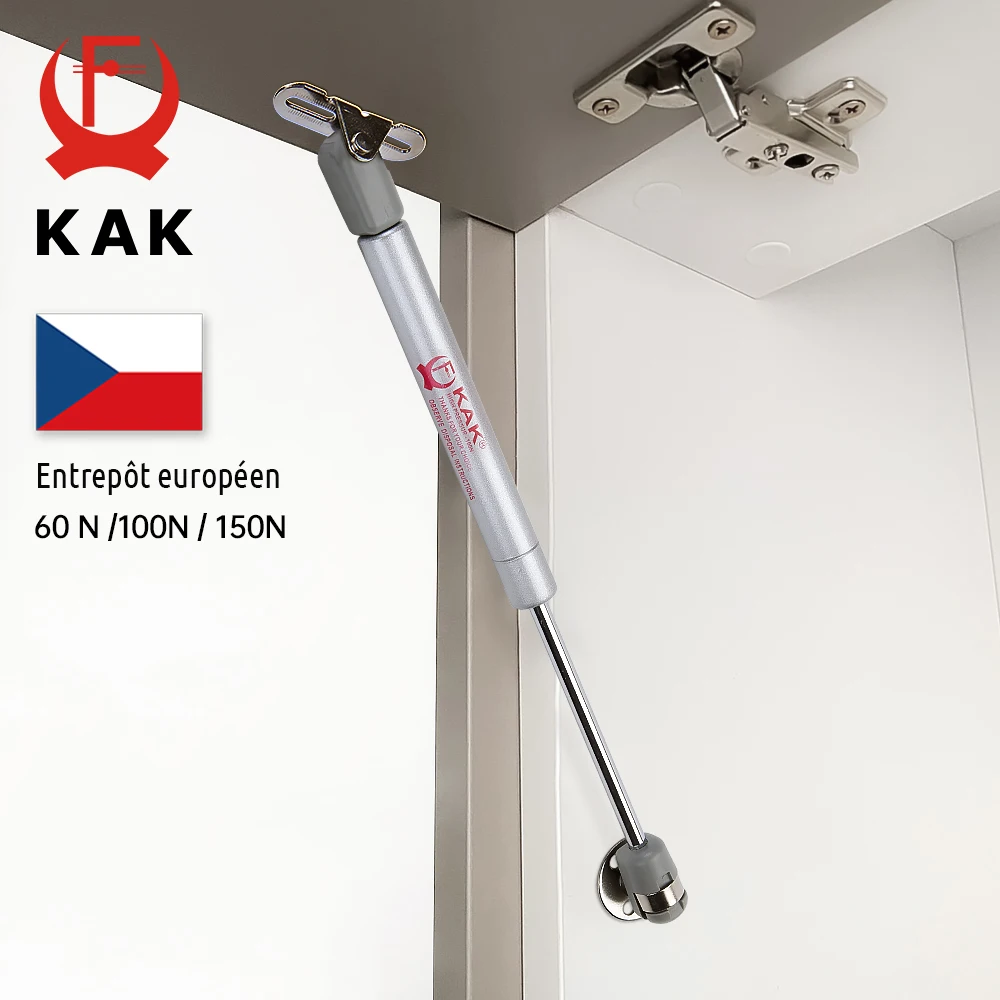 KAK-Charnière d'armoire à ressort à gaz hydraulique, noyau en cuivre, support de levage de porte, quincaillerie de planche à puce de cuisine, 4 paquets, 6kg, 10kg, 15kg
