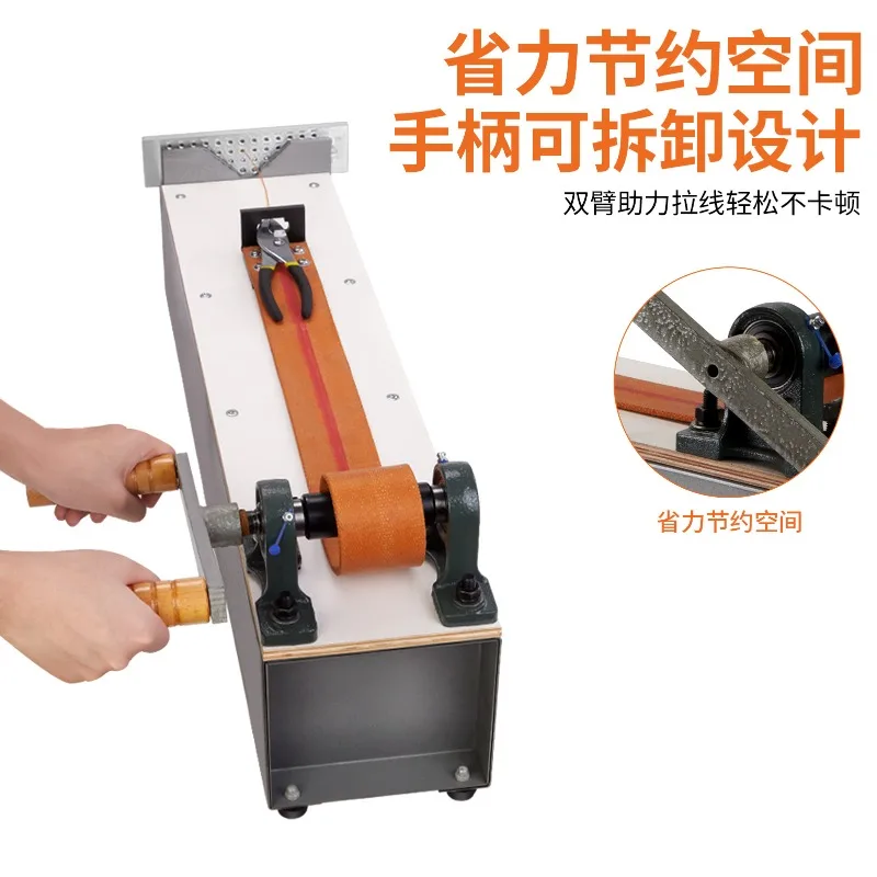 Desktop Hand Crank Wire Drawing Machine for Gold Silver Jewelry Making