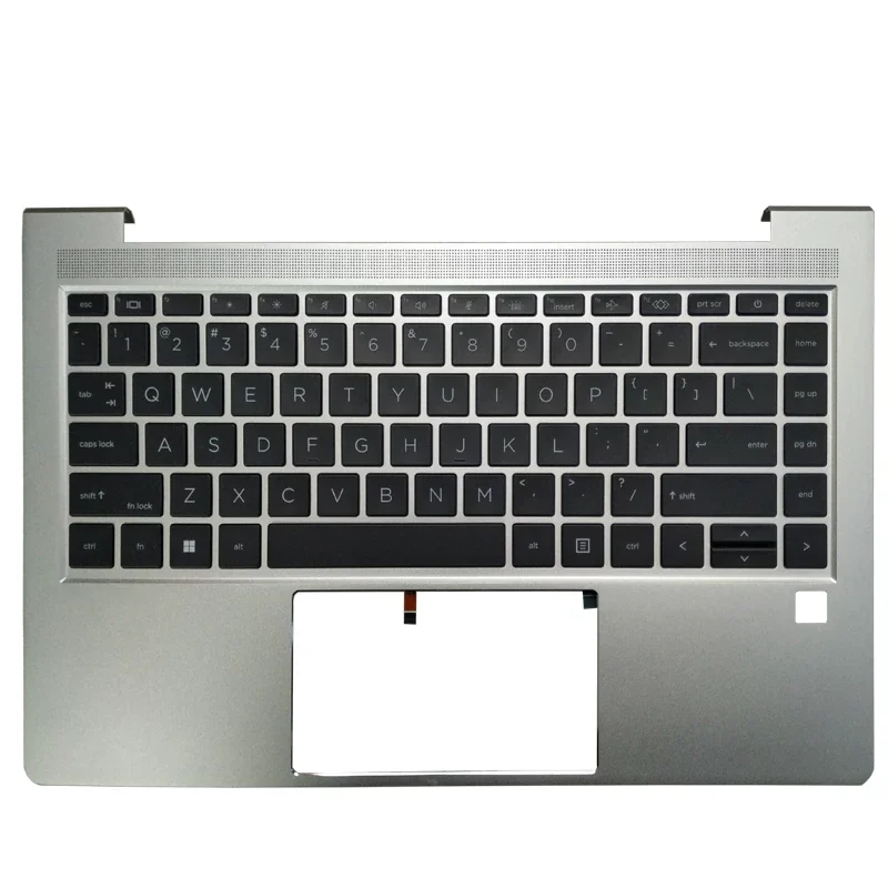 Palmrest Upper Case With US/UK/SP/LA Keyboard/Palmrest Upper Case Only For HP Elitebook 640 G10 Silver Color
