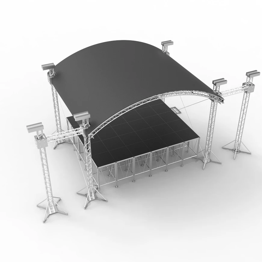 【Direct Factory Sale】Trade Assurance Circle Arch Truss For Concert Stage Truss