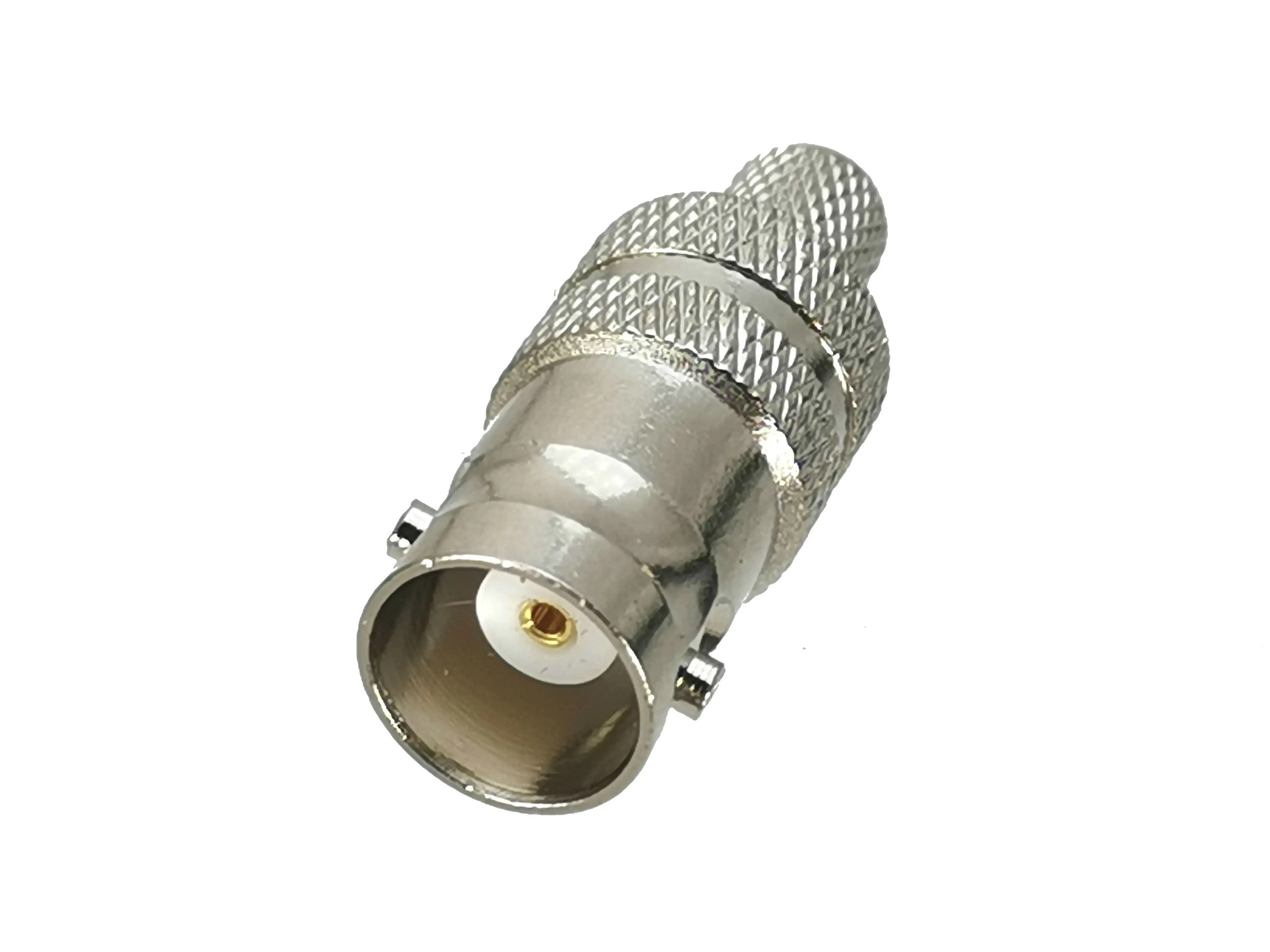 1Pcs BNC female jack crimp for RG8X LMR240 RG-8X CABLE RF Coaxial connector straight RG-8X Wire Terminals