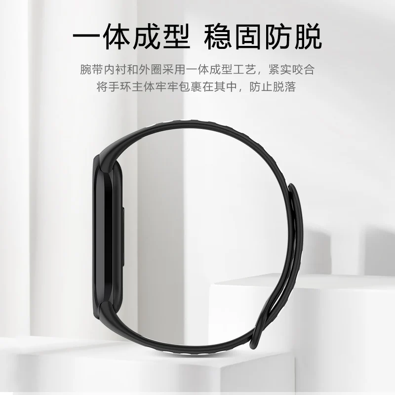 حزام سيليكون لـ Xiaomi Mi Band 10 9 8 ساعة رياضية ناعمة Smatr ملحقات سوار معصم لاستبدال Mi Band 10 Correa