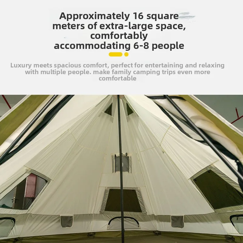 Индивидуальный элегантный дизайн, ткань Оксфорд, палатка Индианы Белл, открытый кемпинг, юрта