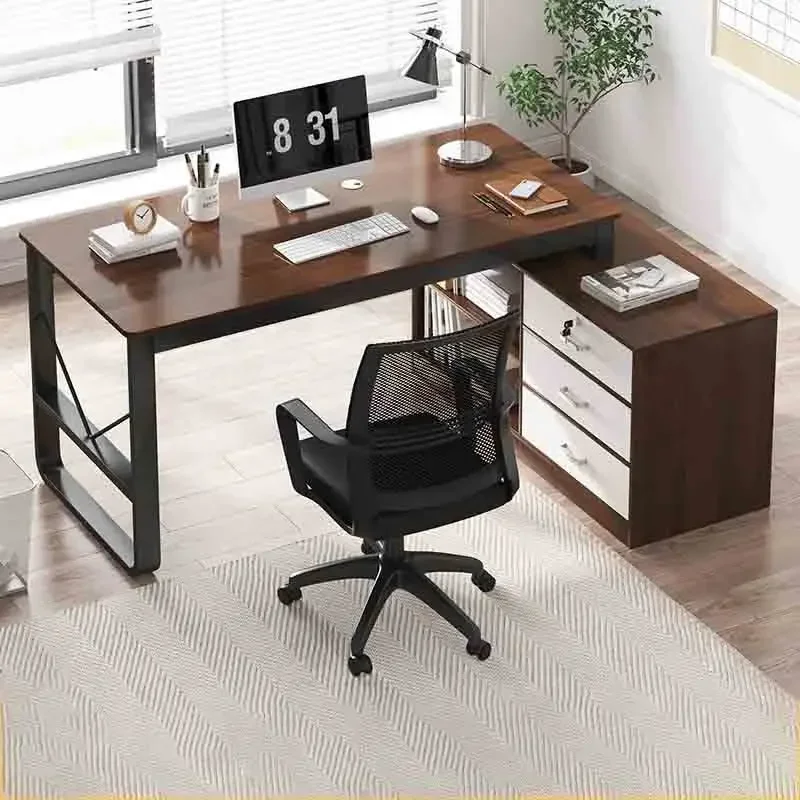 

Living Room Conference Office Desk Supplies Storage Reception European Computer Desks Floor Corner Escritorio Modern Furniture