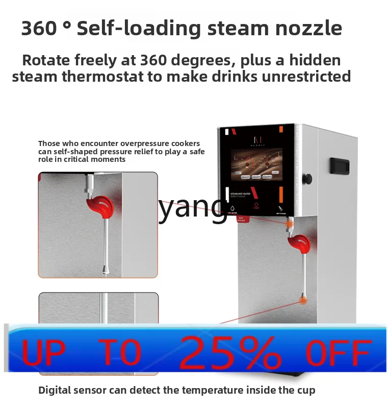 

LMM Commercial Milk Foaming Machine Coffee Shop Steam Milk Foaming Machine