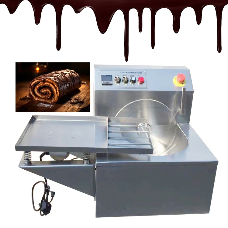 Chocolate Depositing Machine 8kg/15kg/24kg/30kg Small 220V Machine Electric Chocolate Heating Tempering and Melting Pot