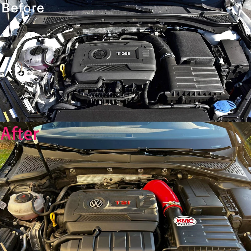 Silicone Intake Hose Pipe  For Golf MK7 GTI Adui S3 A3 Leon MK3 EA888 3 Gen  2014+ Turbo Inlet Elbow Tube Performance