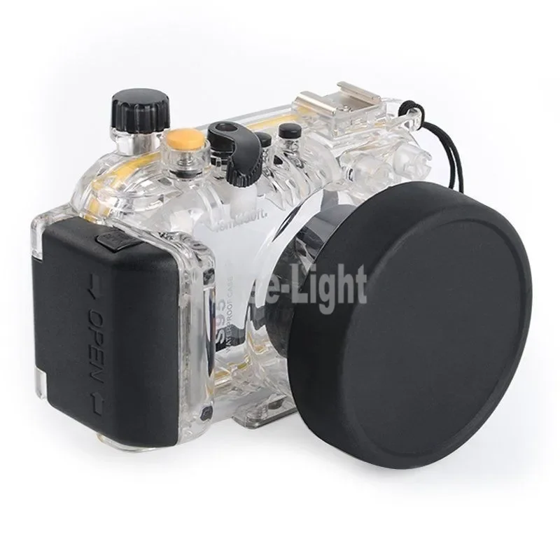 

Dropshipping Meikon 40 meters 130ft Underwater Waterproof Housing Diving Case for Canon