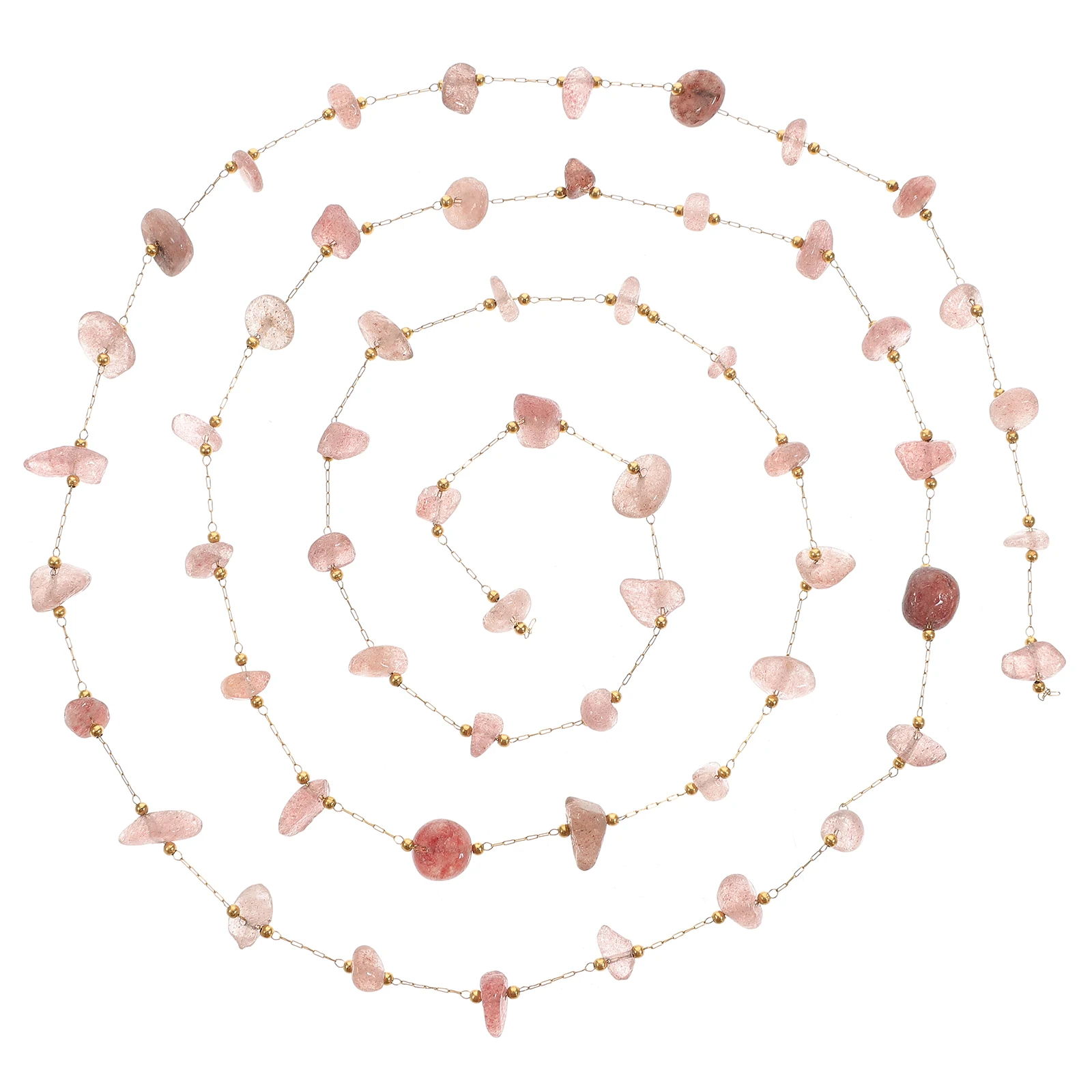 

Crystal Necklace s Party Beads Stainless Steel Chain Stone Jewelry Craft DIY Projects Accessories
