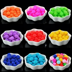 12Mm 14Mm 20Mm Imitatie Parels Acryl Bayberry Ronde Losse Spaced Kralen Voor Sieraden Maken Diy Handgemaakte