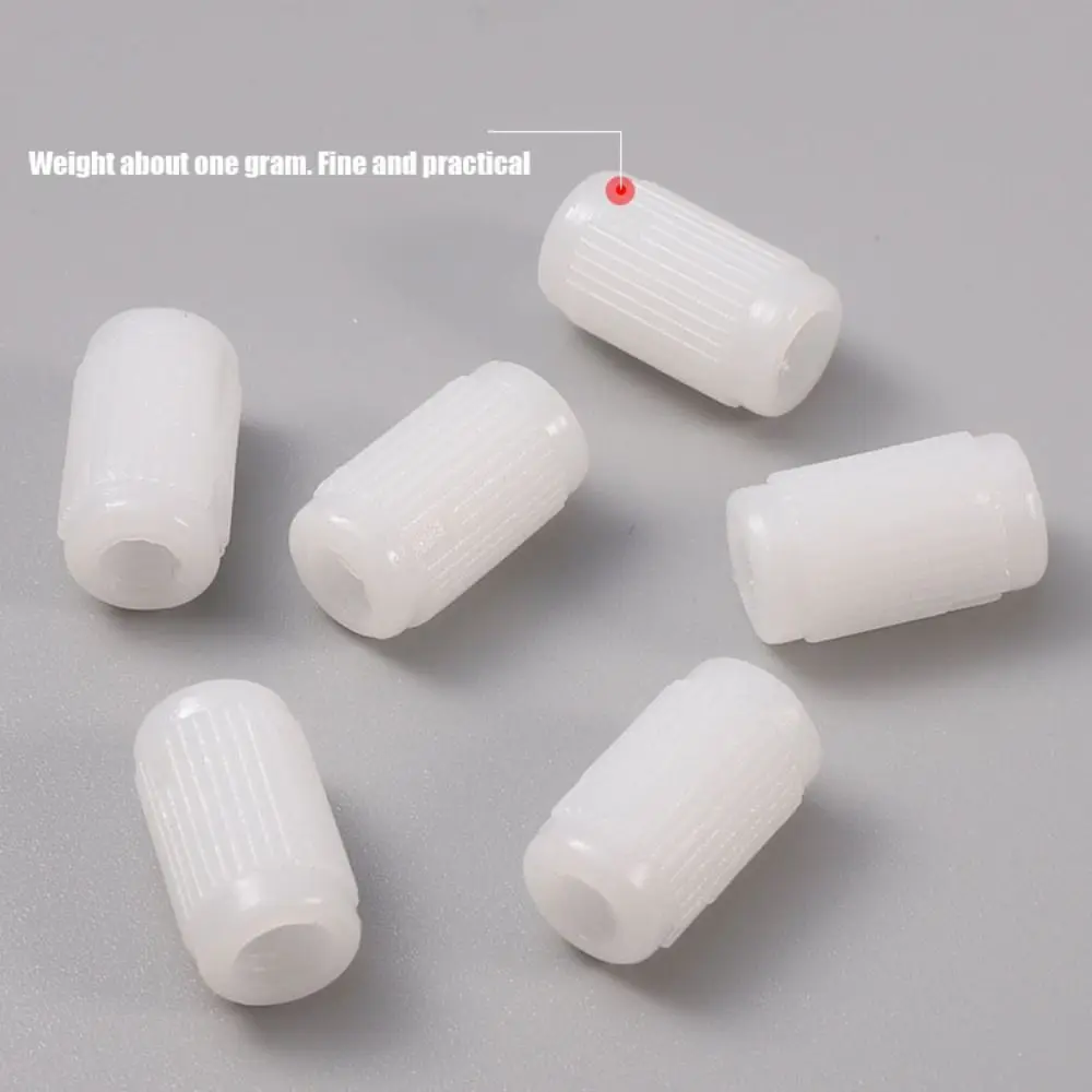 500pcs 16/18mm Plastic Connecting Nut Double Head Embedded Parts White Pass-Through Fasteners Bidirectional Three in One Screw