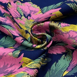 Brocade Jacquard Fabric Thickened for Skirt Clothing Coat Suit Designer Handmade Diy Sewing Material Cloth Wholesale