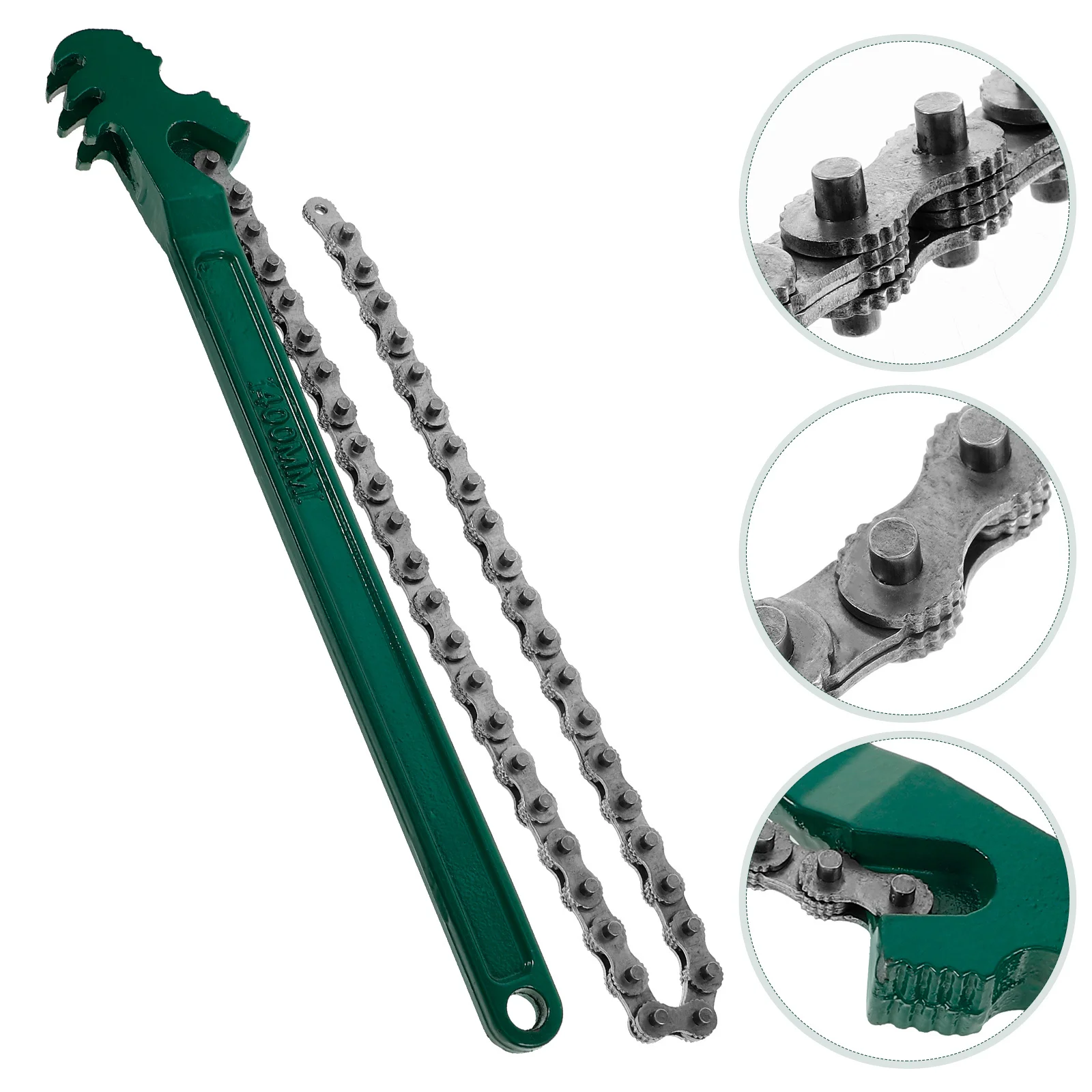 

Chain Heavy Duty High Carbon Steel Adjustable Plumbing Wrench For Oil Fuel Water Filter Repair Tool Spanner Wrench