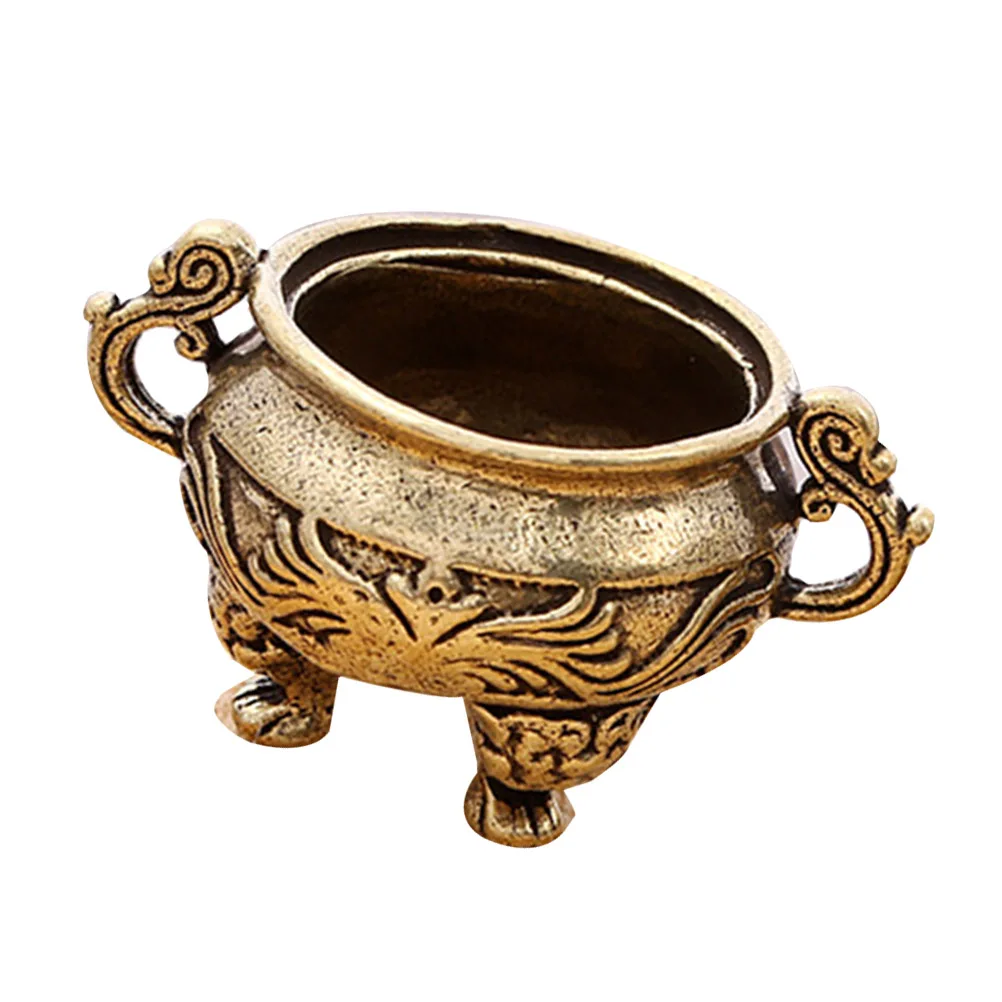 

1pc Retro Incense Home Incense Burner Brass Figure Censer Ornament Censer Decors Home Decor Exquisite