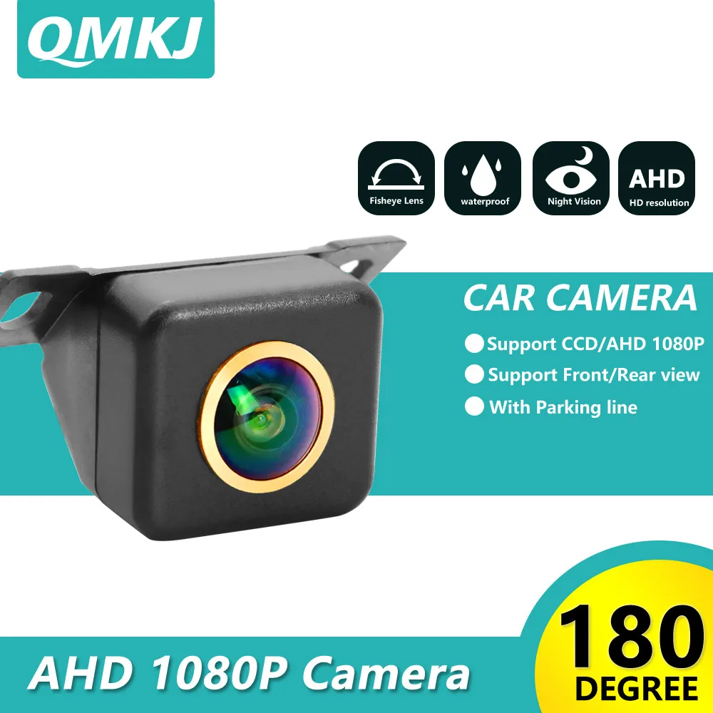 

Car Rear View Camera 1080P Full HD CVBS AHD Reversing Rear Camera 180° Wide Angle Night Vision Fisheye Len Car Reversing Camera