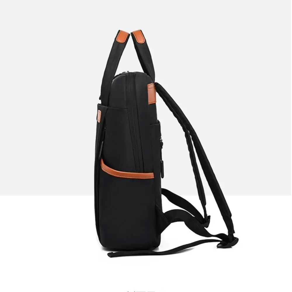 Mochila para ordenador portátil de tela Oxford a la moda, mochila impermeable de gran capacidad, estilo informal, bolso de hombro negro/caqui/rosa/Beige para exteriores