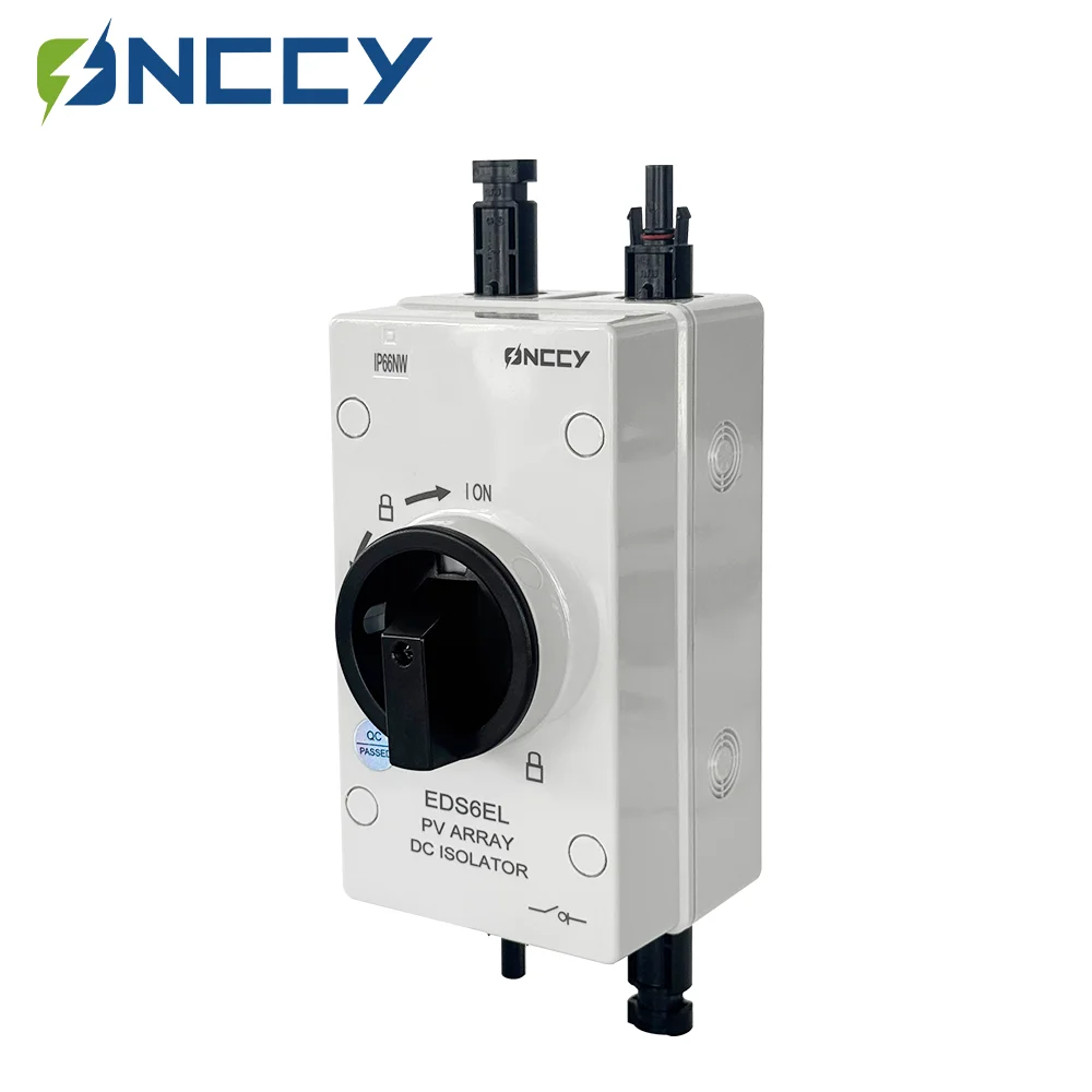 ONCCY 2P 4P DC Isolator Switch,Solar Disconnect Switch DC1500V Isolator Solar Switch with Waterproof IP66 Enclosure 25A 32A 40A