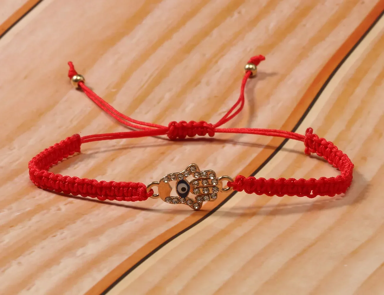 Red Rope Braided Hamsa Hand Evil Eye Love Heart Handmade Bracelet Women Kid 2021 New Fashion Star 12pcs Wholesale Jewelry Gift