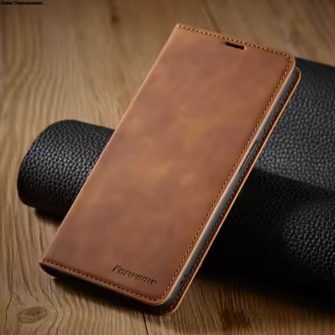 Funda S21Plus S20 FE Flip Case for Samsung Galaxy S21 S20+ Ultra S10e S10+ S9 S8 S7 edge Shell Leather Soft Wallet Protect Cover