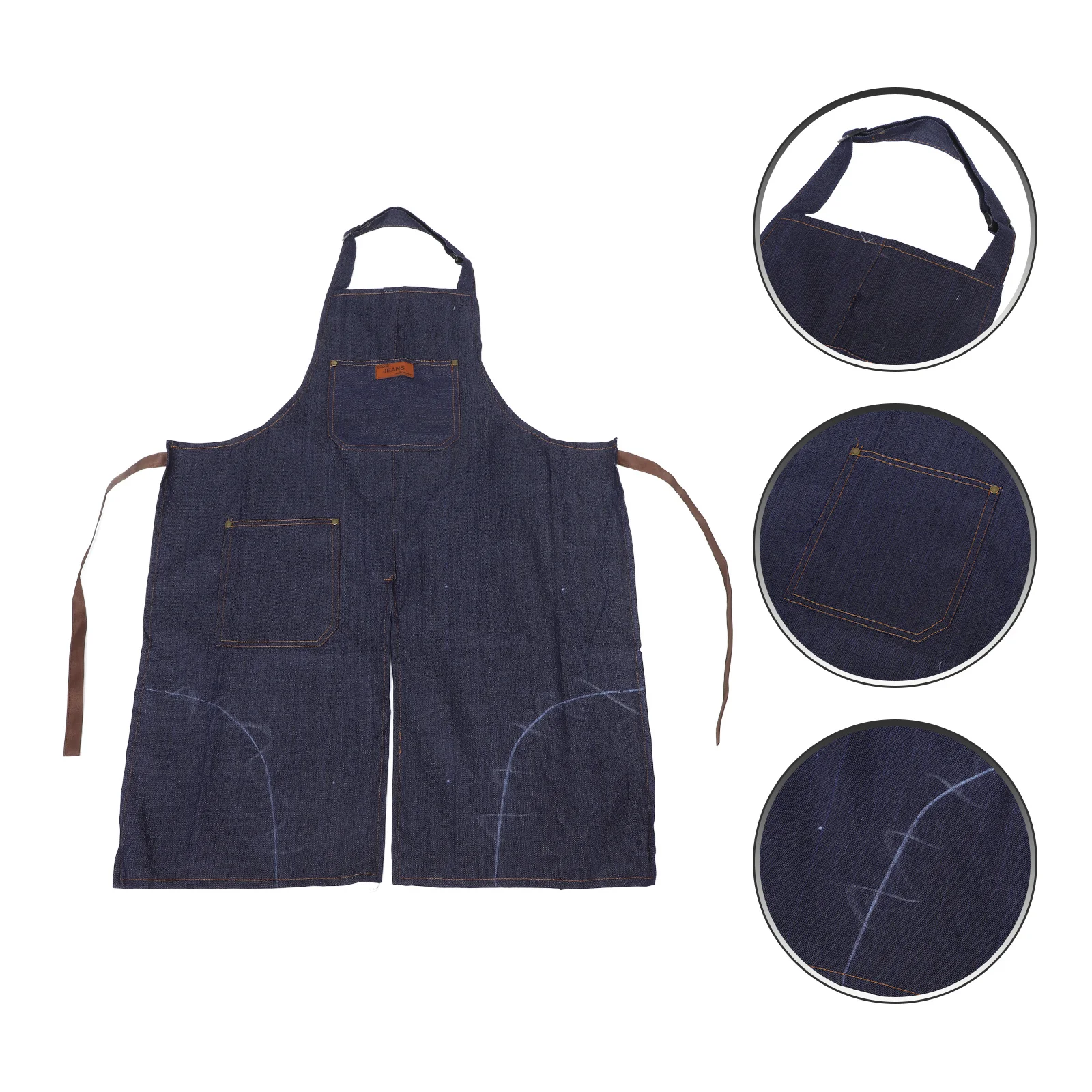

Robust Denim Apron Pottery Apron Split Leg Design for Maximum Comfort and Breathability in Warm Environments Dining Aprons