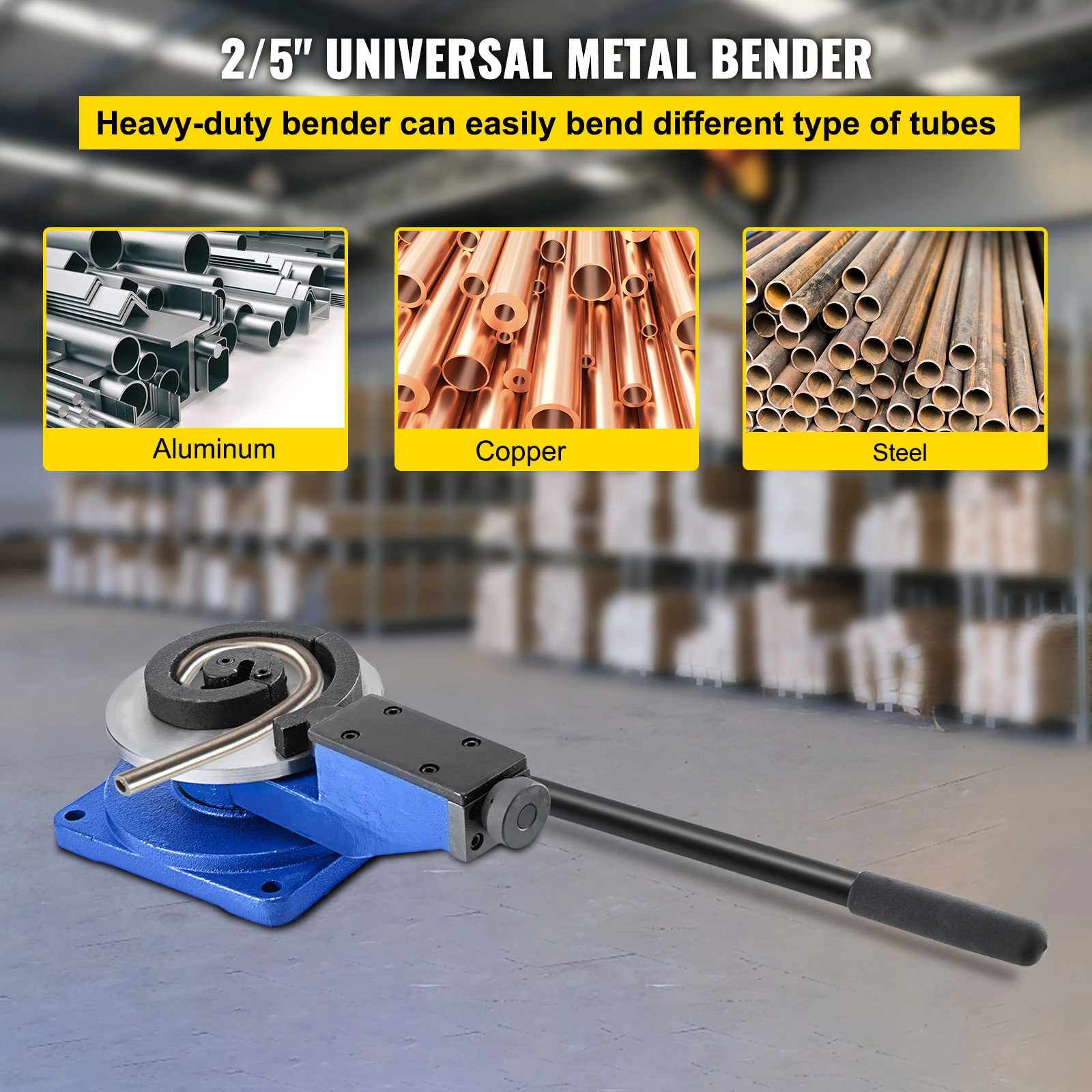 VEVOR Manual Spiral Metal Bender SBG-30 Multifunction Steel Iron Universal Bending Machine 3 Scroll Tools for Metal Production