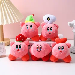 New 10-14CM Kirby Cartoon Cute Star Kirby Keychain Kawaii Trend Doll Bag Hanging Pendant Decor Toy Key Chain Girls Birthday Gift