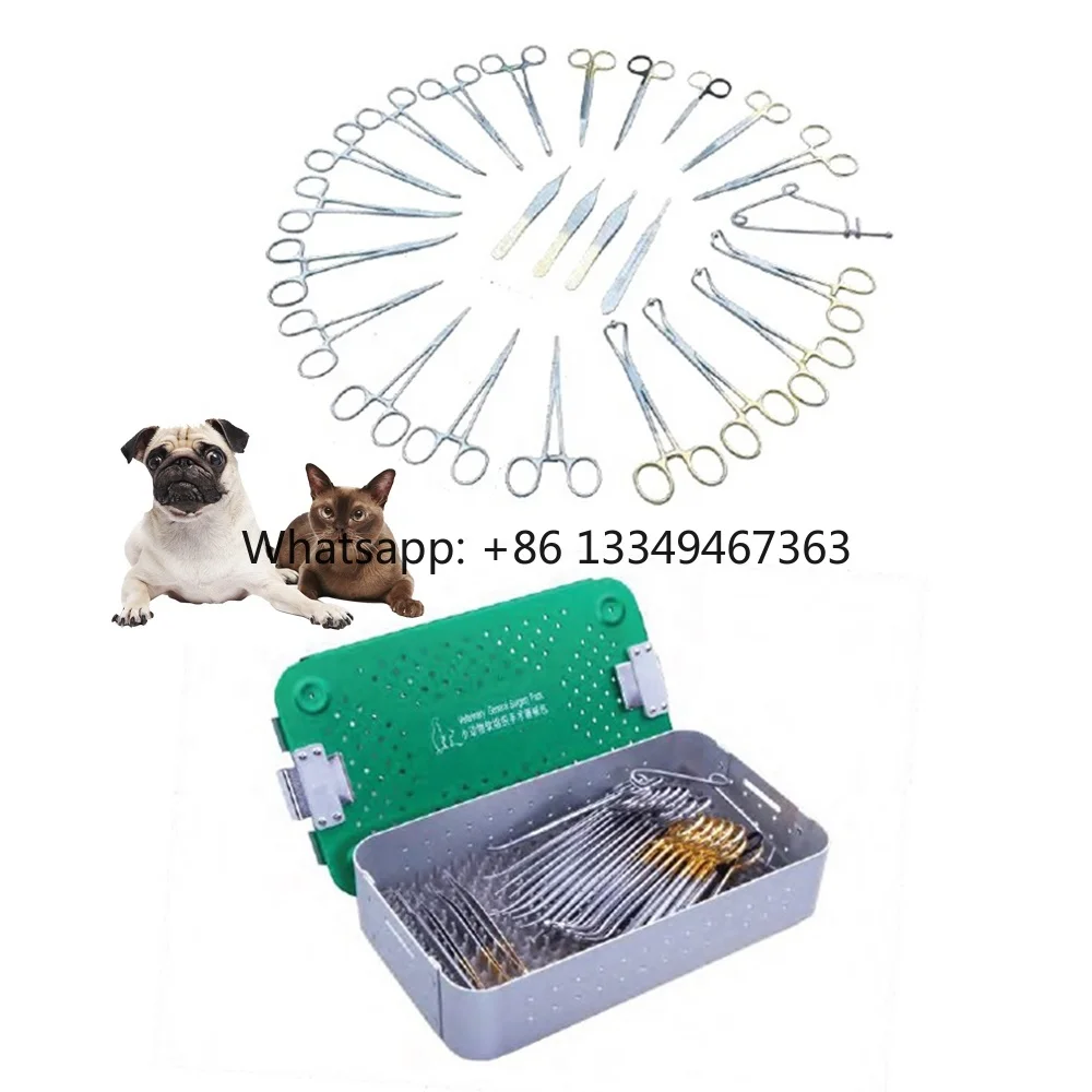 

High quality New Product Ideas Veterinary Surgical Instruments Pets Canine Feline Spay Kit for Dog Cat