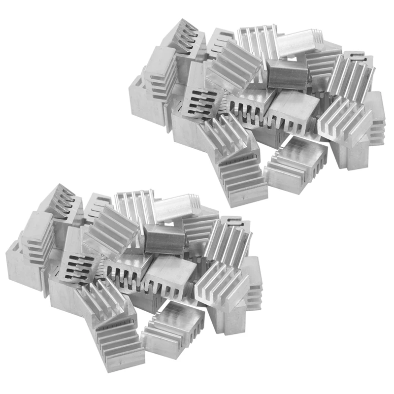 

100Pcs 9X9x5mm Mini Aluminium Heatsink For IC LED Chipset RAM