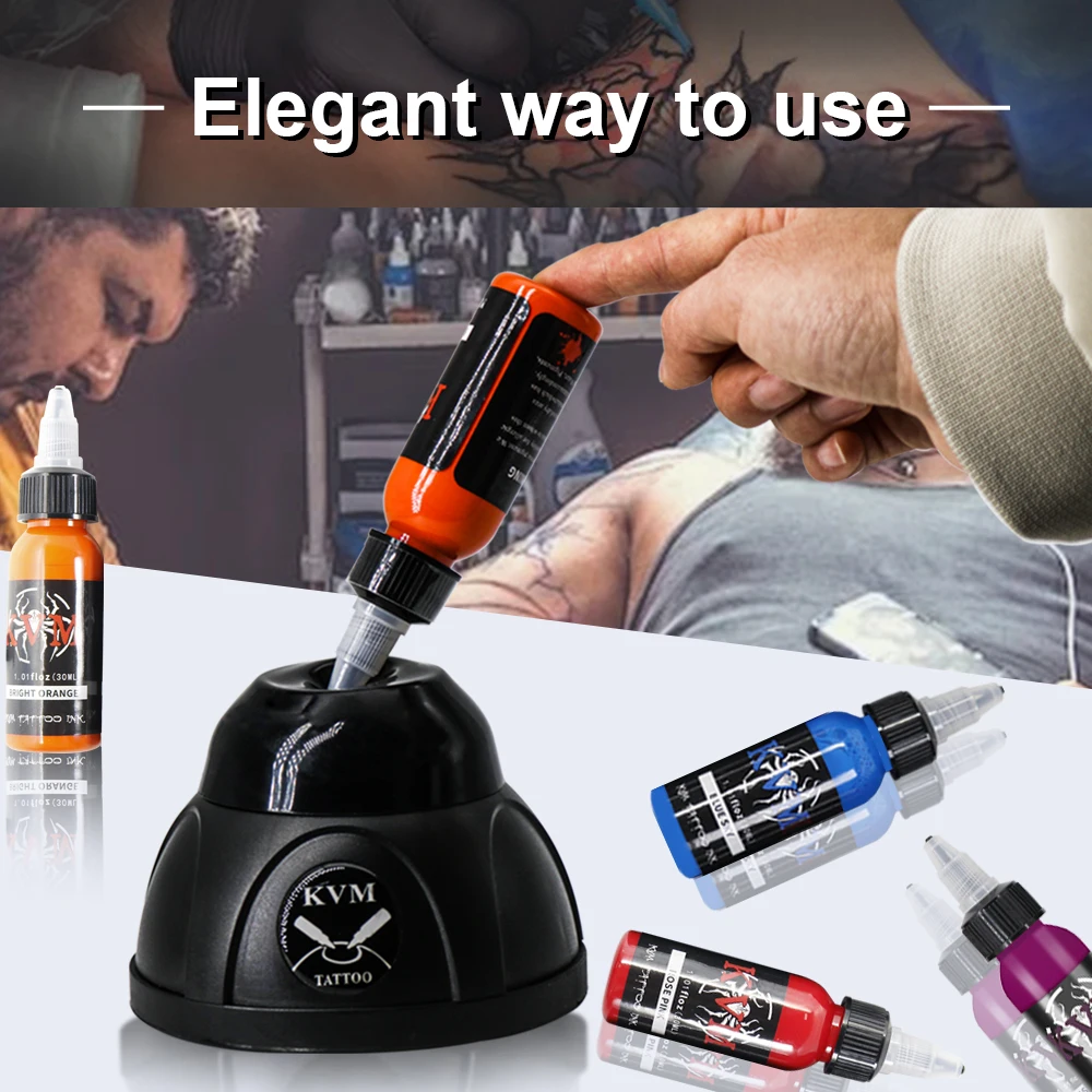 KVM Vortex Electric Shaker Tattoo Ink Nails Polish Mixed Powerful Vortex Mixer Non-slip Base Tattoo Ink Stirrer Tattoo Supplies