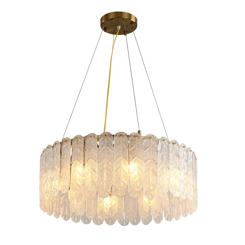 

Modern Crystal Chandelier Luxury LED Transparent Pendant Light Living Room Dining Room Bedroom Kitchen Chandelier