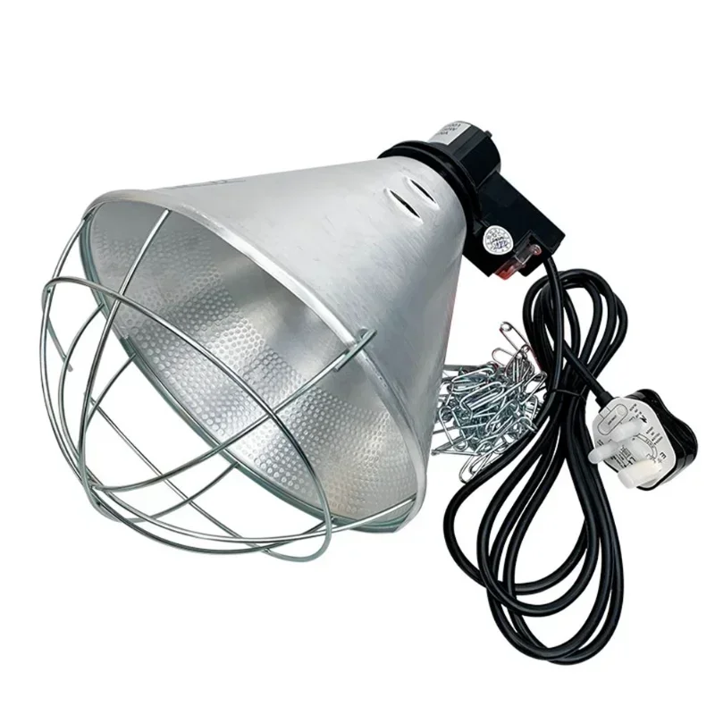 

-Farm Animals For E27 Heat Lamp Holder Insulation Lampshade Brooder Poultry Pig Chicks Breeding Thermal Insulation Equipment