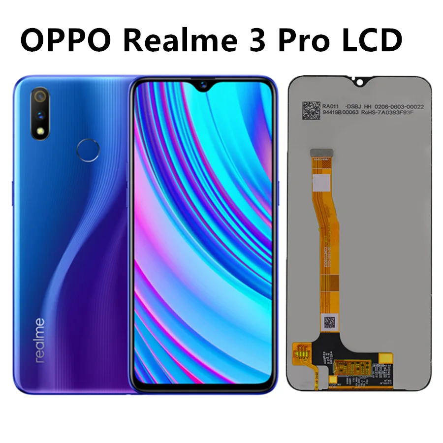 

6.3'' For OPPO Realme 3 Pro RMX1851 LCD Display Touch Panel Screen Digitizer Assembly For Realme 3 Pro /Realme X Lite