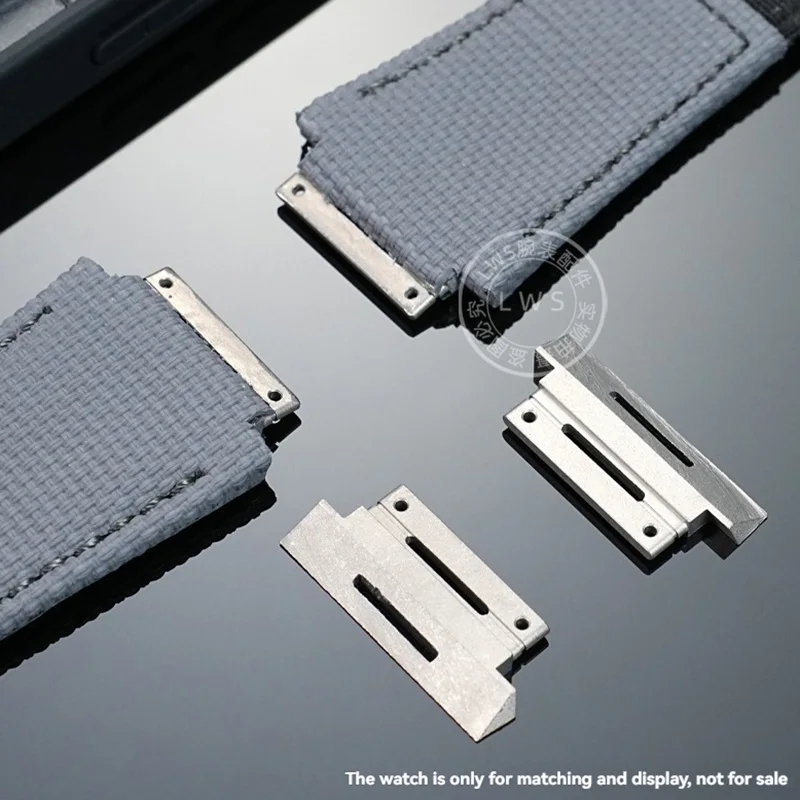 Adapter for Richard Mille Watches Custom Belts Rubber Straps Steel Beads Stainless Steel Headpieces Connector Watch Accessories