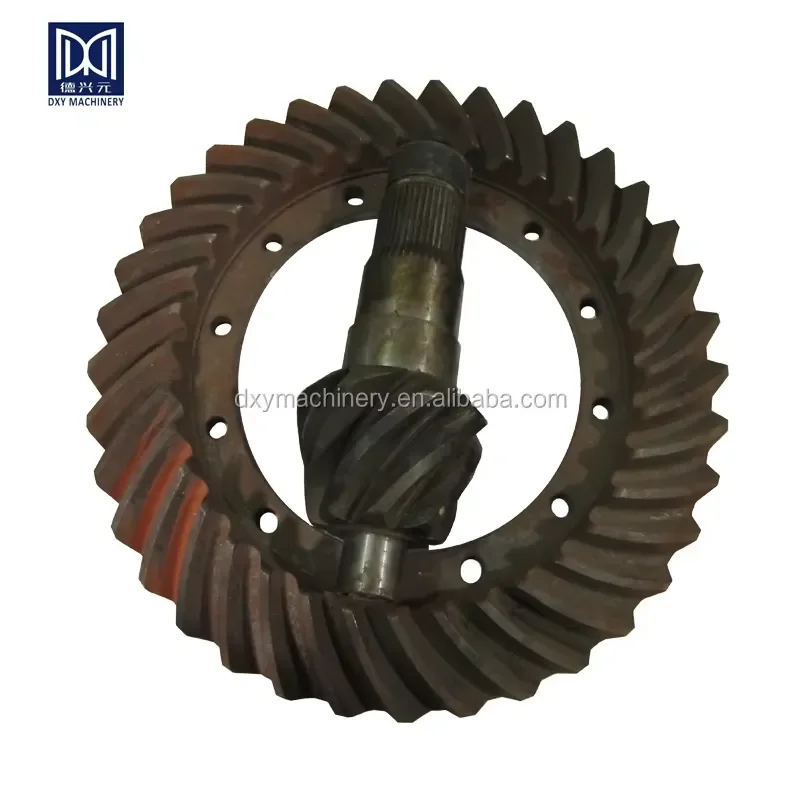 37/8 Bevel Gear Crown and Pinion Gear 75201865 for ZL50G Loader