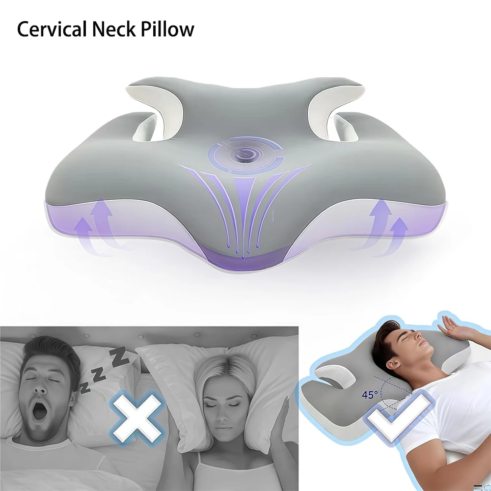 

Подушка для шеи, эргономичная подушка для шеи, подушка из пены с эффектом памяти, облегчение боли в шее, для сна сзади