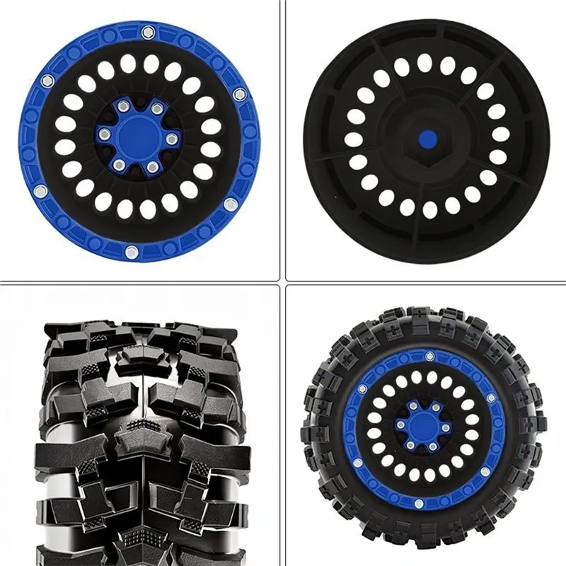 LALA – pneus tout-terrain, 4 pièces, pour 1/14 1/16, pour TRAXXAS Summit E-Revo Arrma Mini Kraton 3S MJX, pour mise à niveau Hyper
