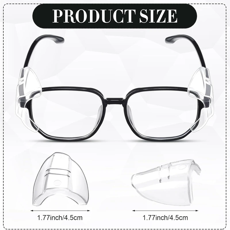 Safety Glasses Side Shields For Prescription Eyeglasses Slipon Sideshields Side Guards