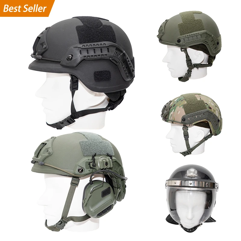 FAST Green Custom Outdoor CS Game MICH Combat Outdoor Helmet Aramid Protective Gear M88 Safety Security Tactical Helmet