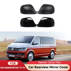 for VW Volkswagen Transporter Caravelle Multivan T5 T6 T6.1 2004~2024 Car Rearview Side Mirror Cover Cap Case Trim Accessories