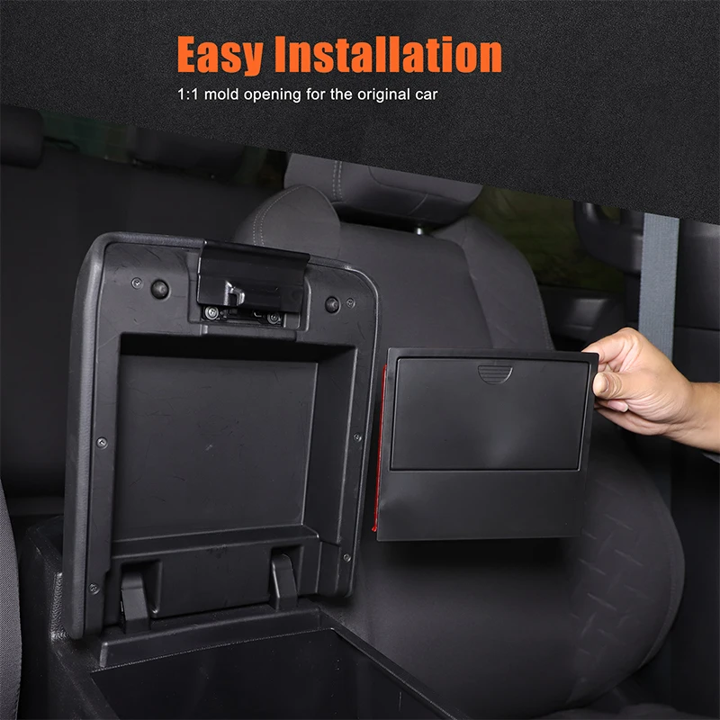

For Toyota Tacoma 2024+ ABS armrest box privacy storage box Hidden storage in car armrest box Auto accessories