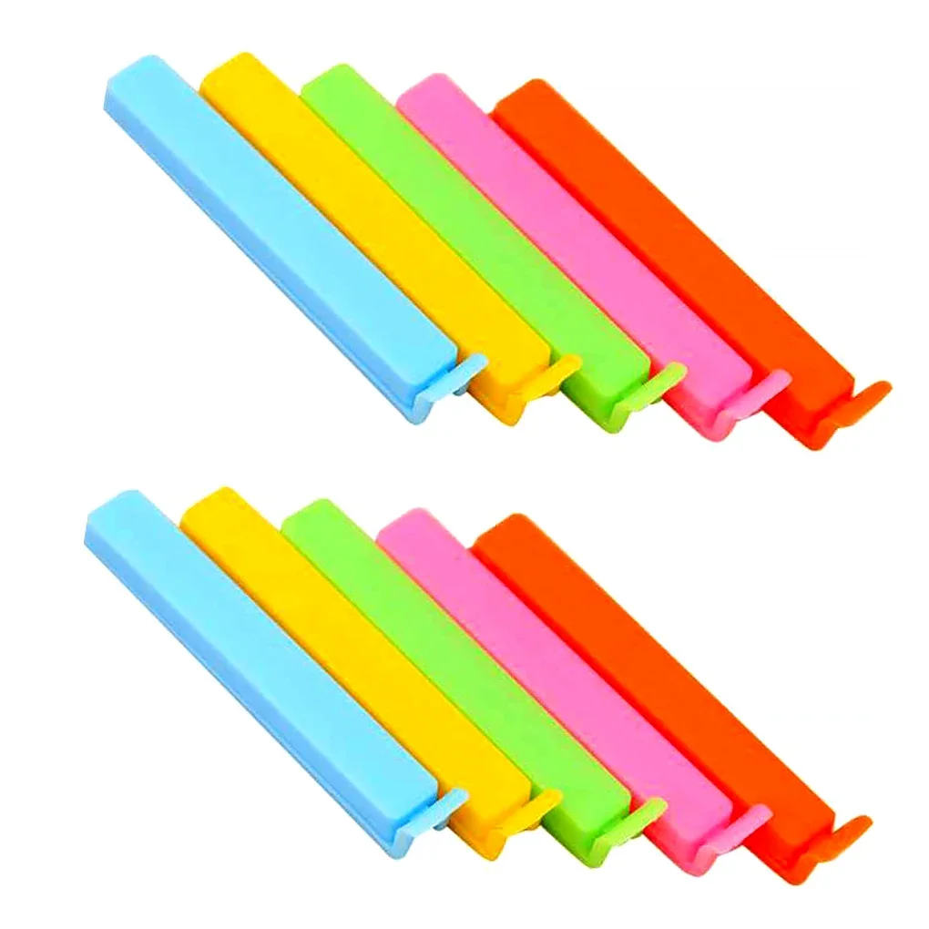 

Hot! 1/5/10/20PCS Portable Kitchen Storage Food Snack Seal Sealing Bag Clips Sealer Clamp Plastic Tool Kitchen Accessories