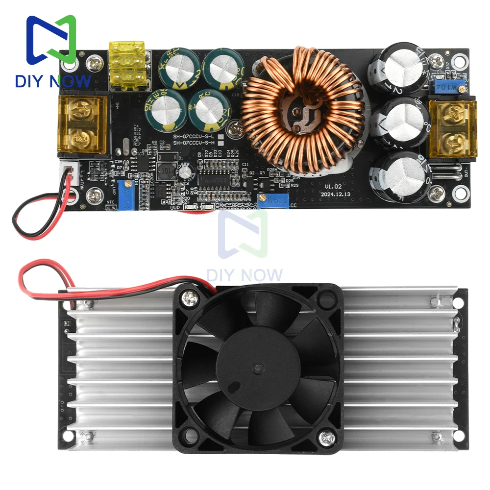 1800W 40A Boost Power Module DC-DC Boost Converter Constant Voltage Constant Current Adjustable Voltage Converter 1200W 20A