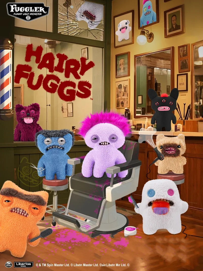 Kawaii Fuggler Hairy Ugly Monster Plüschtiere Spielzeug Fuggs Love Teeths Stofftier Lustige Vacay Vibes Unterwäsche Serie Puppen 23CM