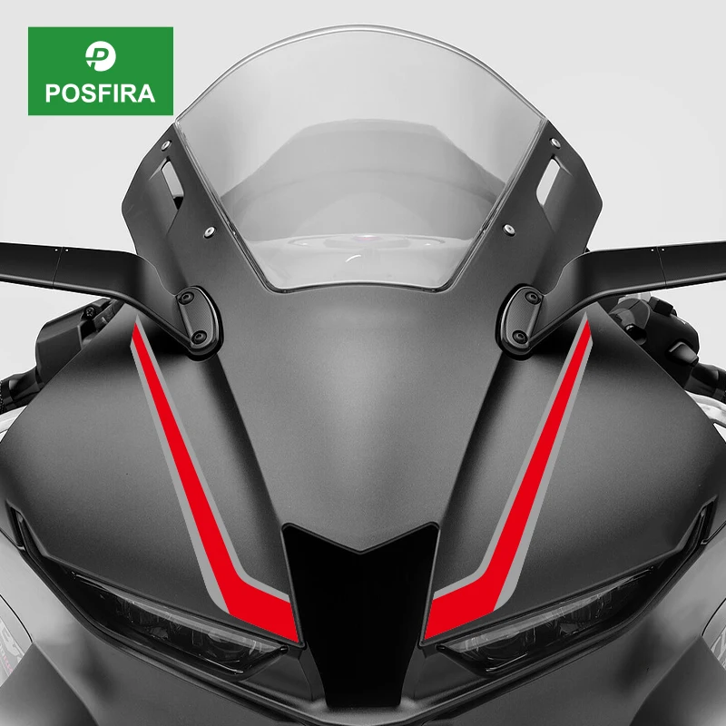 POSFIRA Motorcycle Front Fairing Sticker Vinyl Decals for Honda CBR 600RR 600 RR CBR600 CBR600RR 2024 Motorbike Accessories