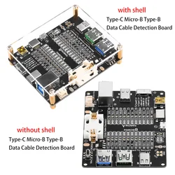 USB Data Line Detection Board USB Cable Tester IOS Android Type-C Micro Short Circuit On-Off Switch Test Board Tool