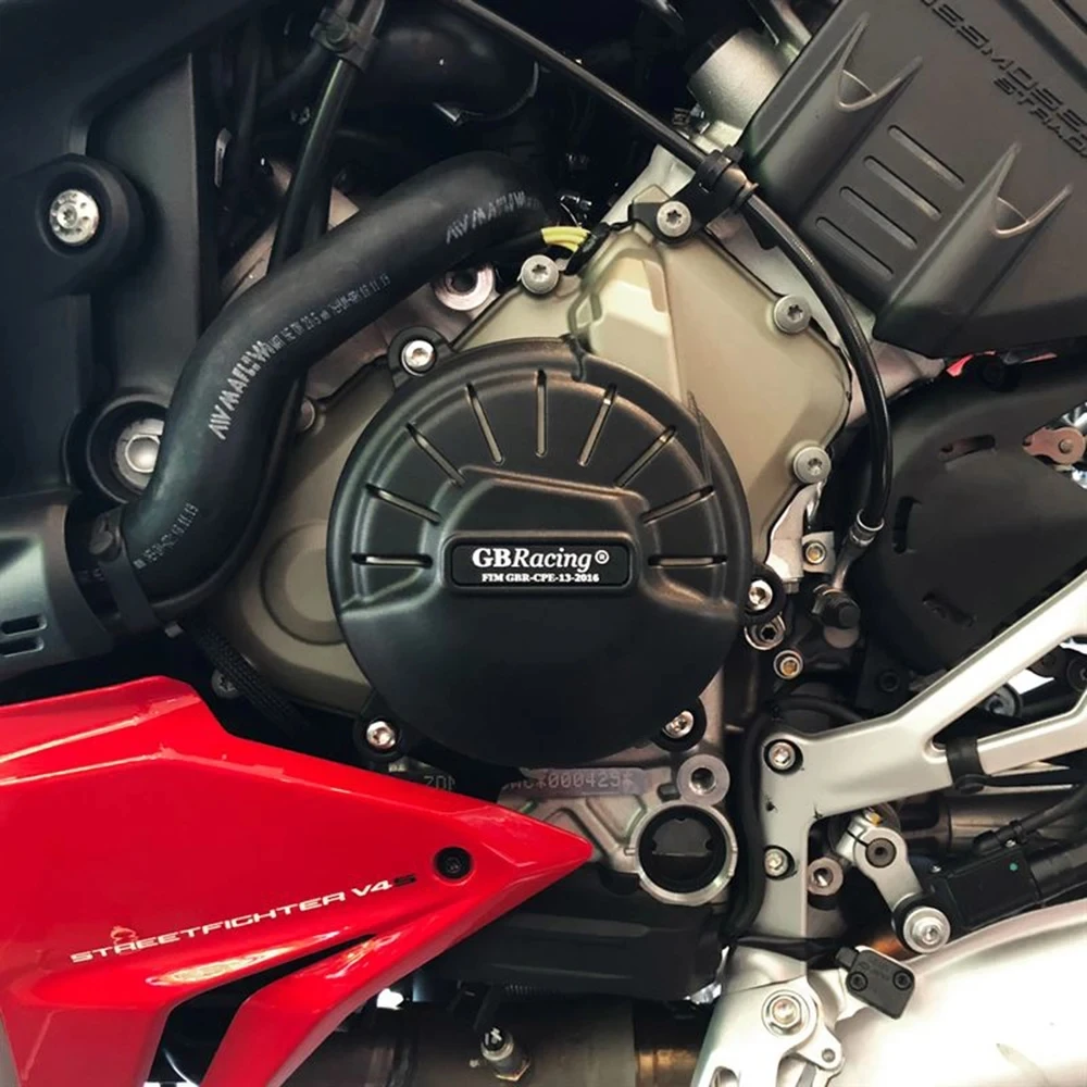 

DUCATI V4S STREETFIGHTER motor için motosikletler motor kapağı koruma kılıfı yatak örtüsü seti motor kapağı koruyucusu