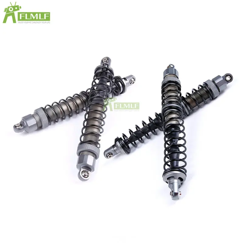 Alloy CNC 6MM Front Rear Shock Absorber Set Fit for 1/5 HPI ROFUN BAHA ROVAN KM BAJA 5B 5T 5SC Rc Car Toys Games Parts